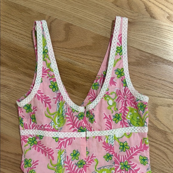 EUC Lilly Pulitzer Floral Pink Women’s Dress Size 2 - Picture 4 of 5